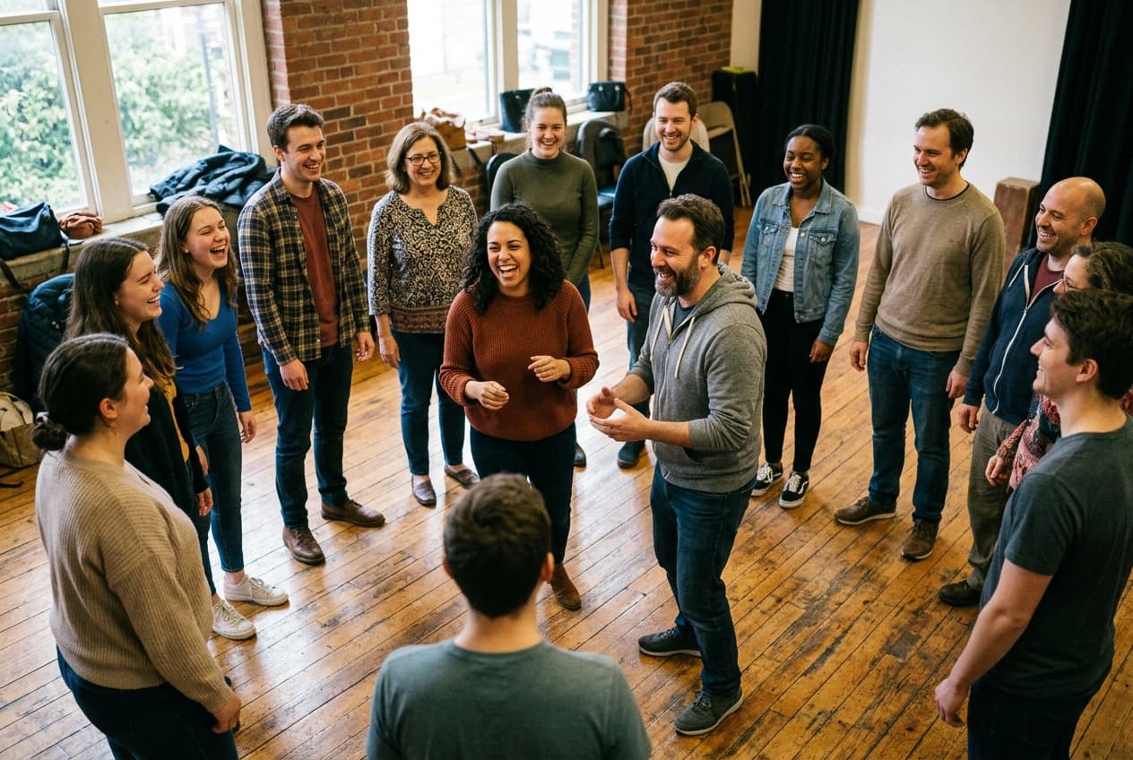 מר האצ׳ קורא את המכתב — איור להצגת ילדים